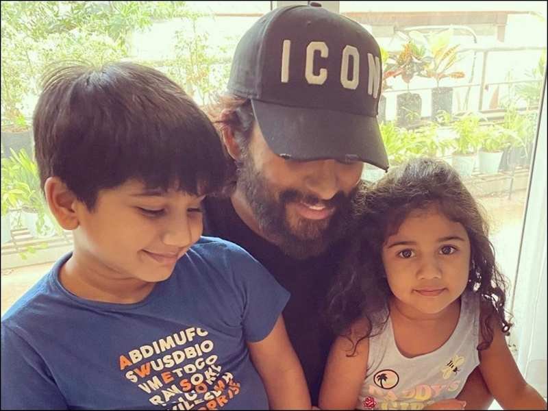 VIRAL : ಅಲ್ಲು ಅರ್ಜುನ್‌ಗೆ ಮಕ್ಕಳ ಅಪ್ಪುಗೆ