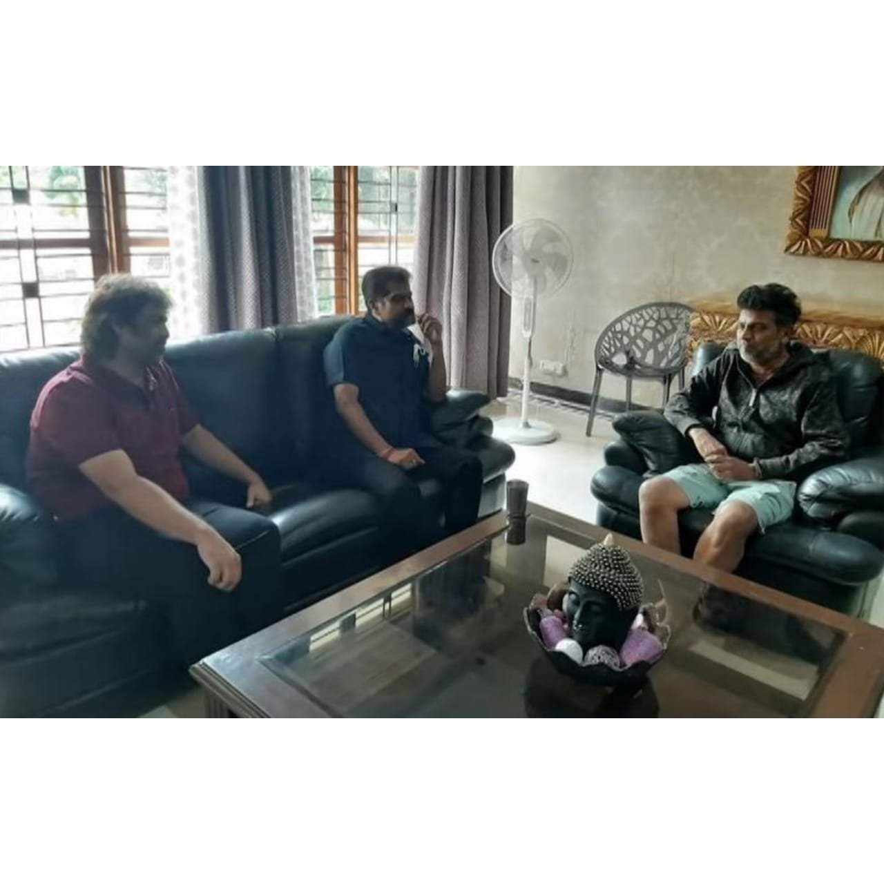 ಶಿವಣ್ಣನ ಮನೆಗೆ ನಕ್ಕೀರನ್ ಗೋಪಾಲ್ ಭೇಟಿ..