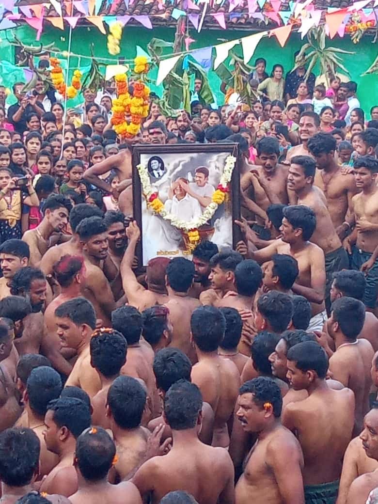 ತಮಿಳುನಾಡು ಹಬ್ಬದಲ್ಲಿ ‘ಅಪ್ಪು’ ಫೋಟೋ ಮೆರವಣಿಗೆ‌…