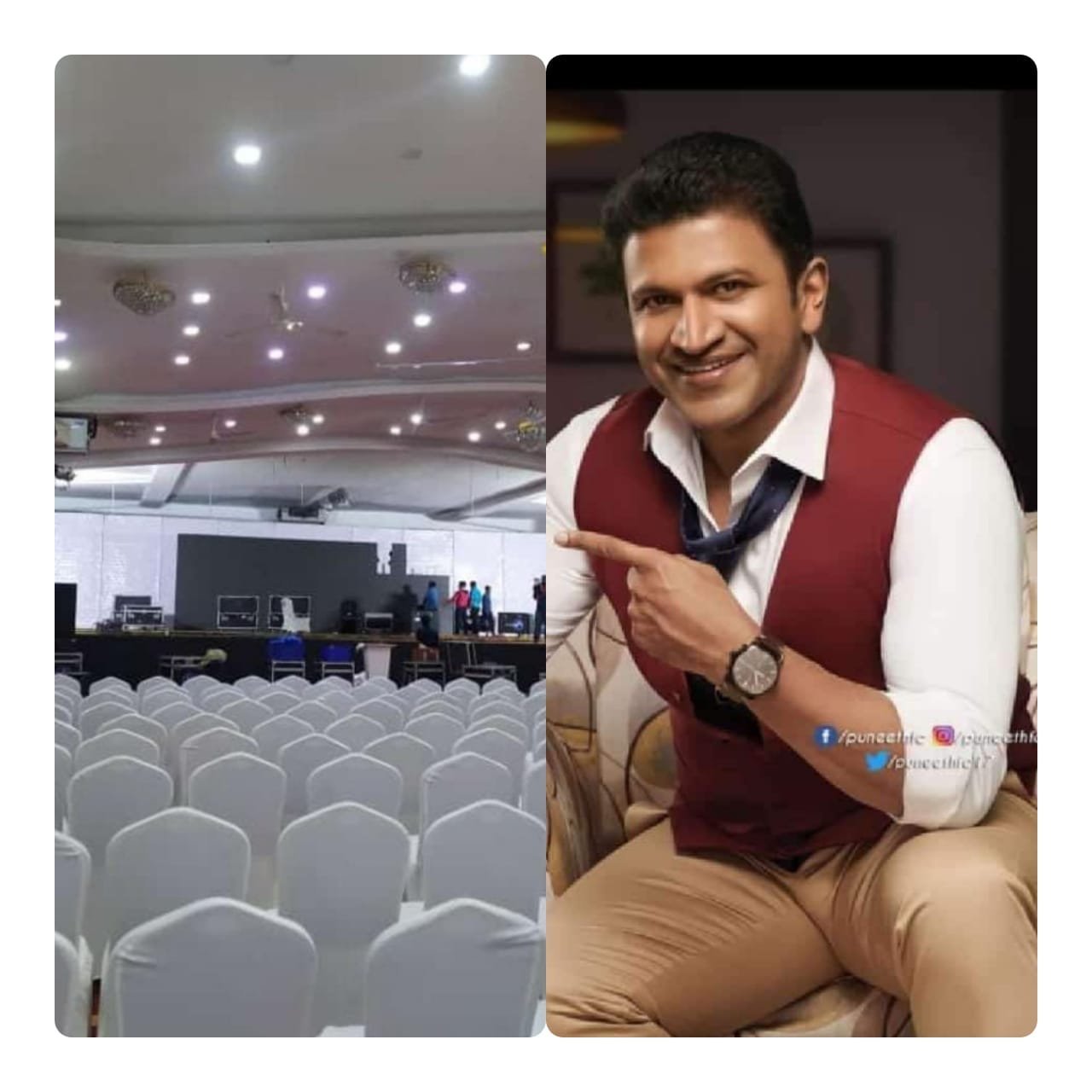 ‘ಪುನೀತ್ ನಮನ’ಕ್ಕೆ ಸಜ್ಜಾಗಿದೆ ಅದ್ಧೂರಿ ವೇದಿಕೆ..