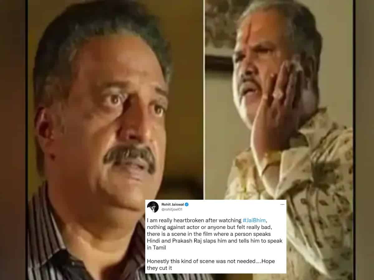 ಹಿಂದಿಯಲ್ಲಿ ಮಾತನಾಡಿದವನಿಗೆ ಕೆನ್ನೆಗೆ ಬಾರಿಸಿದ ಪ್ರಕಾಶ್ ರಾಜ್..!