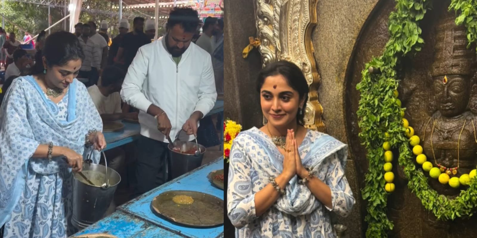 ಬಂಡೆ ಮಹಾಕಾಳಿ ಆಶೀರ್ವಾದ ಪಡೆದ ಡೆವಿಲ್ ನಾಯಕಿ