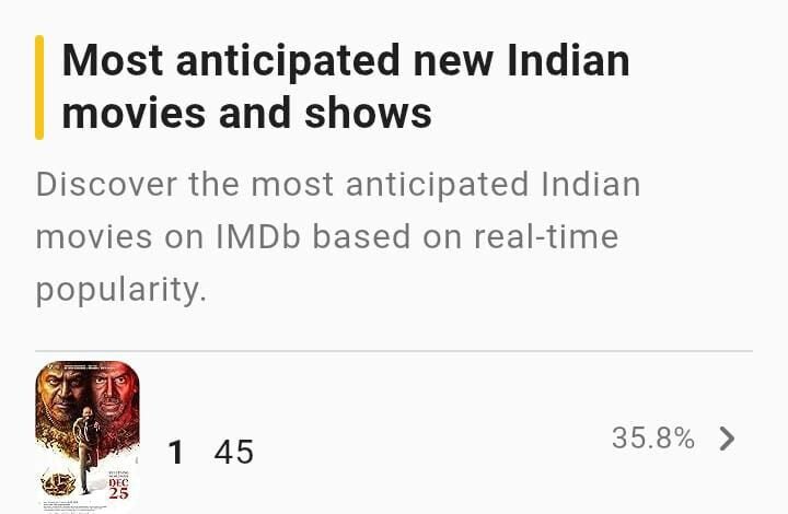IMDB ಬಹು‌ನಿರೀಕ್ಷಿತ ಚಿತ್ರಗಳ ಪಟ್ಟಿಯಲ್ಲಿ ’45’ No.1