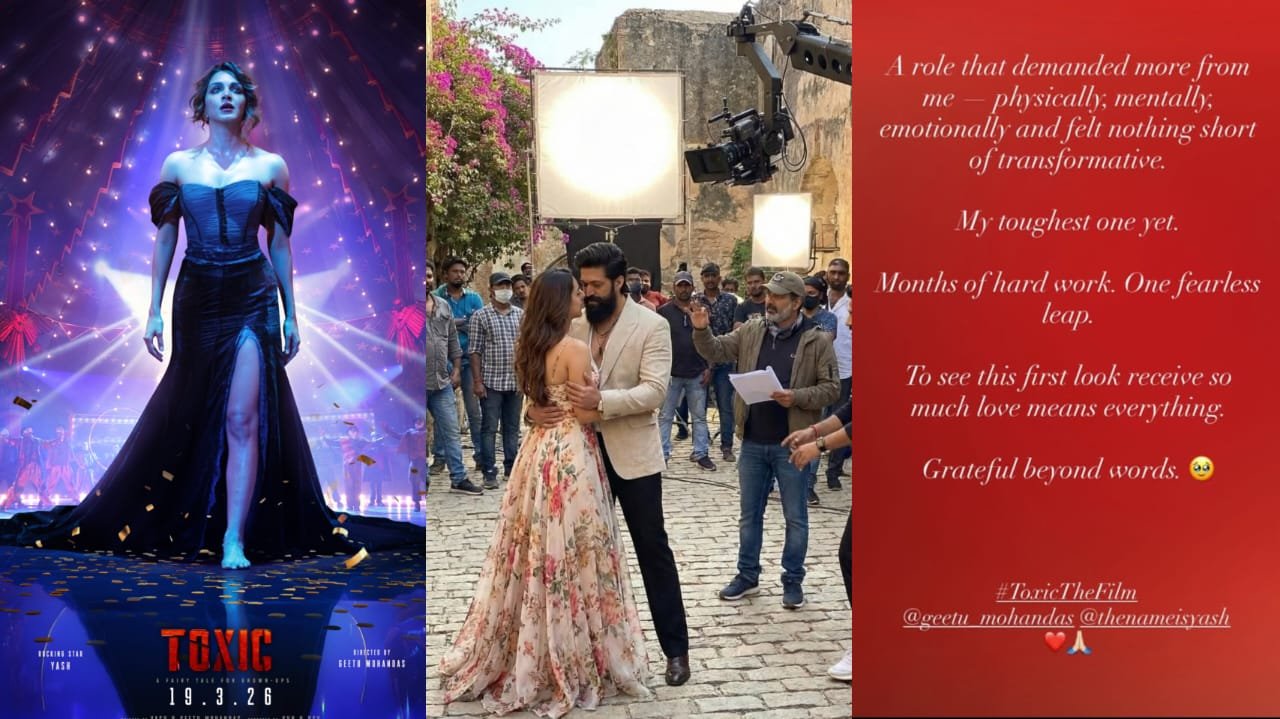 ಟಾಕ್ಸಿಕ್’ ಫಸ್ಟ್ ಲುಕ್ ಬೆನ್ನಲ್ಲೇ ಕಿಯಾರಾ ಭಾವುಕ ಪೋಸ್ಟ್