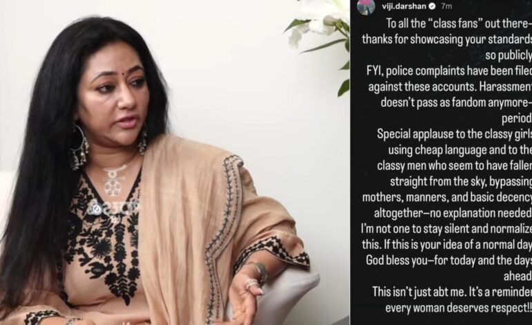 ಮಿತಿ ಮೀರಿದ ಫ್ಯಾನ್ಸ್ ವಾರ್‌, ಅಭಿಮಾನದ ಹೆಸರಲ್ಲಿ ಕಿರುಕುಳ! ವಿಜಯಲಕ್ಷ್ಮಿ ಪೊಲೀಸರಿಗೆ ದೂರು