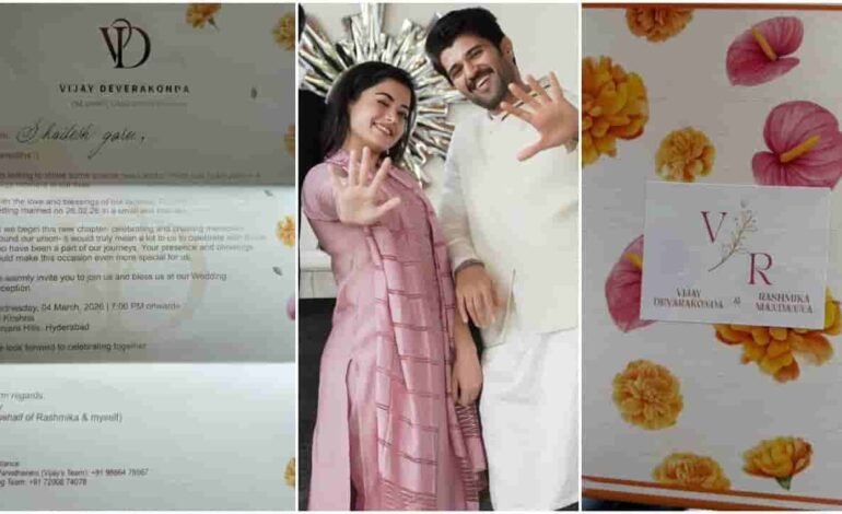ವೈರಲ್ ಆಗೆ ಬಿಡ್ತು ರಶ್ಮಿಕಾ ವಿಜಯ್ ದೇವರಕೊಂಡ ವೆಡ್ಡಿಂಗ್ ಕಾರ್ಡ್