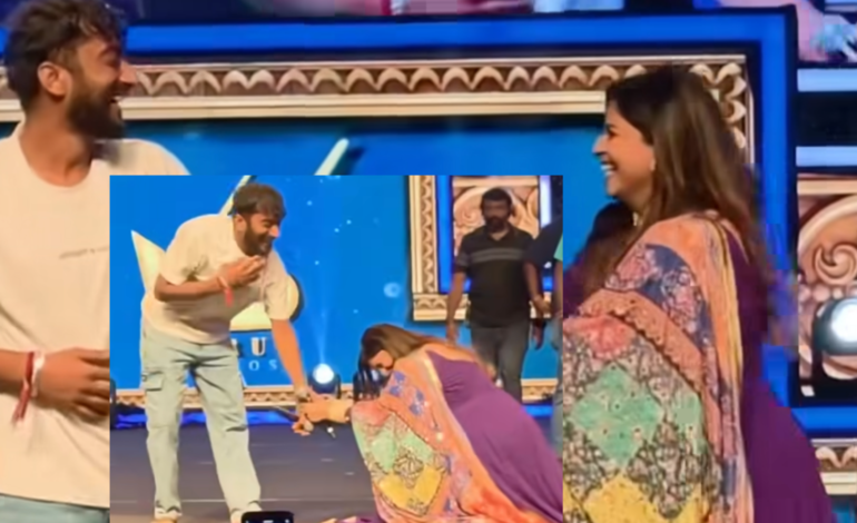 ಅನುಶ್ರೀ ಕಾಲಿಗೆ ಬಿದ್ದ ಗಿಲ್ಲಿನಟ; ಆಮೇಲೆನಾಯ್ತು..?