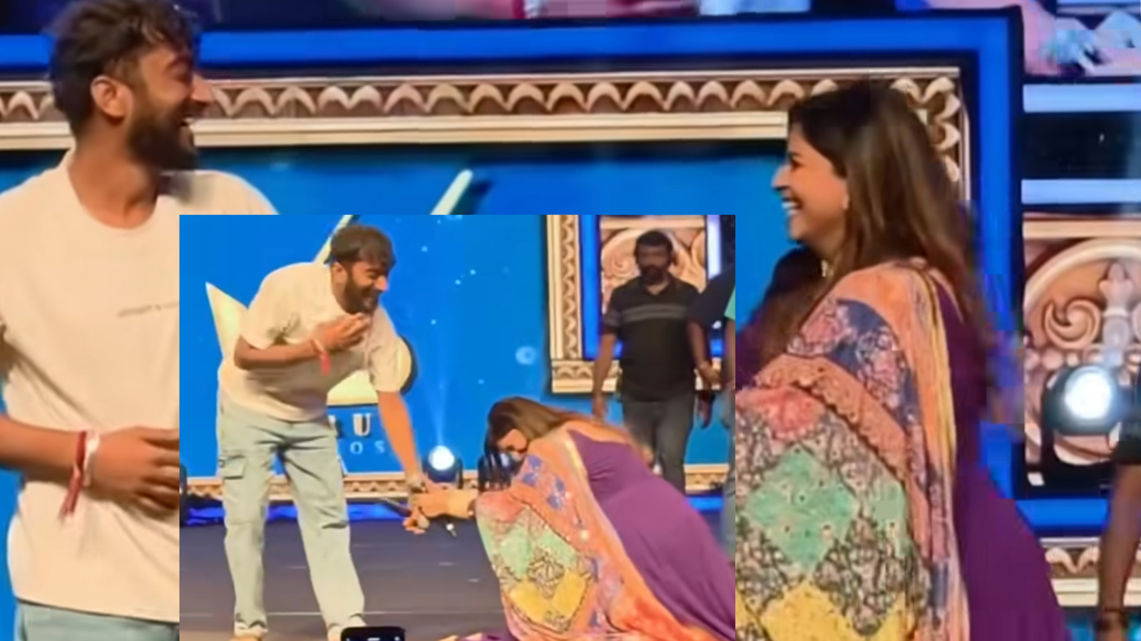 ಅನುಶ್ರೀ ಕಾಲಿಗೆ ಬಿದ್ದ ಗಿಲ್ಲಿನಟ; ಆಮೇಲೆನಾಯ್ತು..?