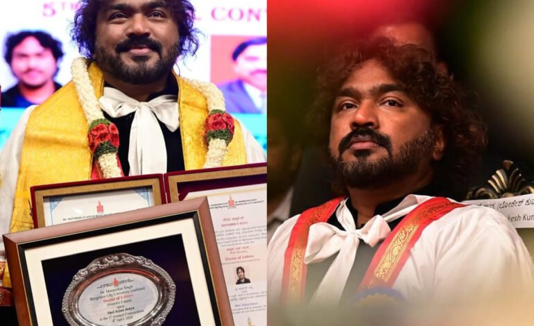 ಅರ್ಜುನ್ ಜನ್ಯ ಅವರಿಗೆ ಗೌರವ ಡಾಕ್ಟರೇಟ್